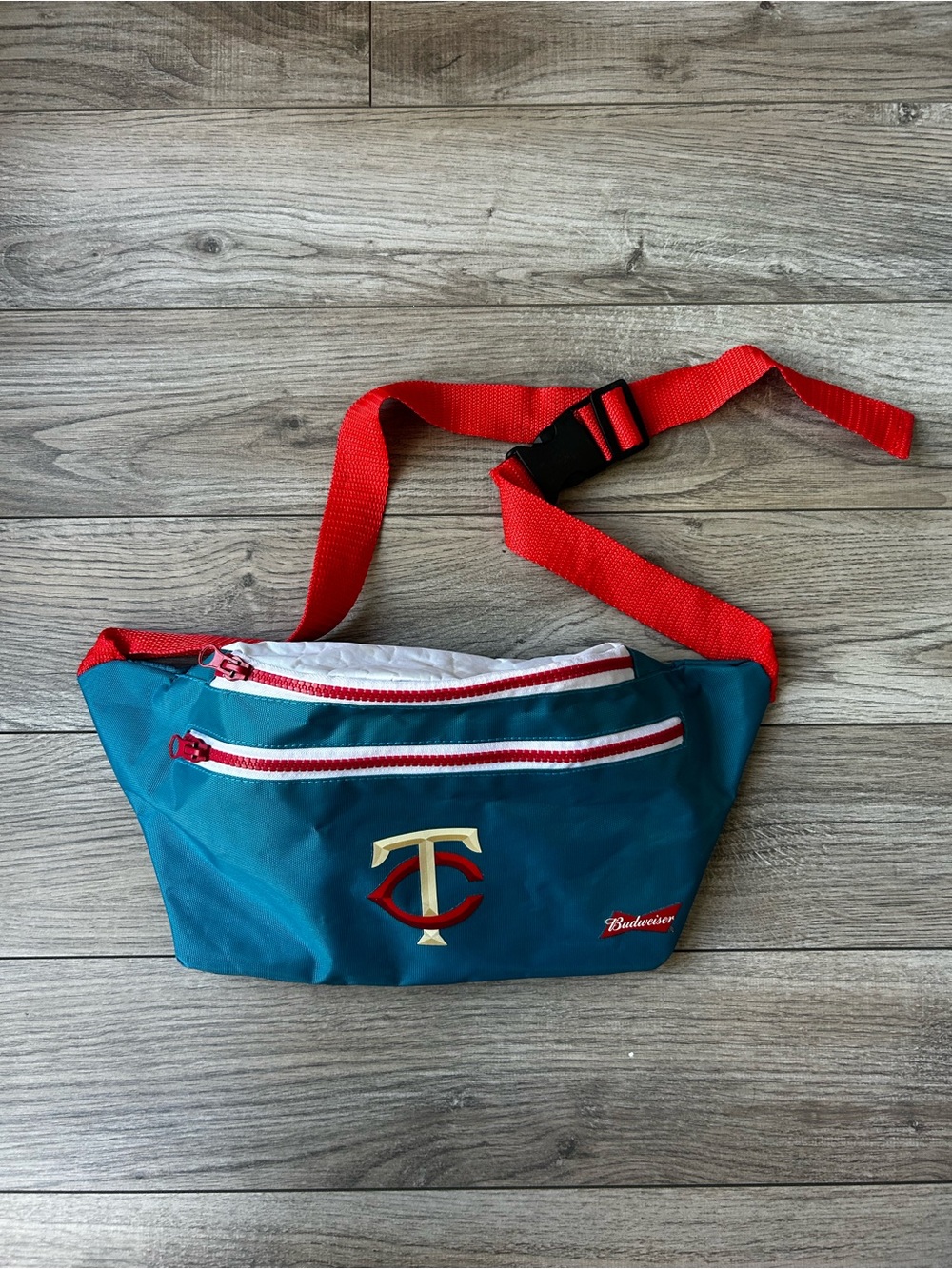 Teal and Red Minnesota Twins Logo Waist Pack